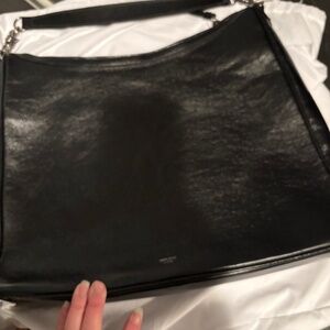 Jimmy Choo Black Leather Hobo
